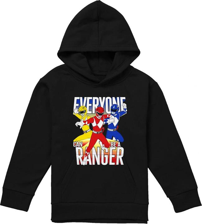 Power Rangers Everyone Can Be A Ranger Hoodie zum Überziehen meliert