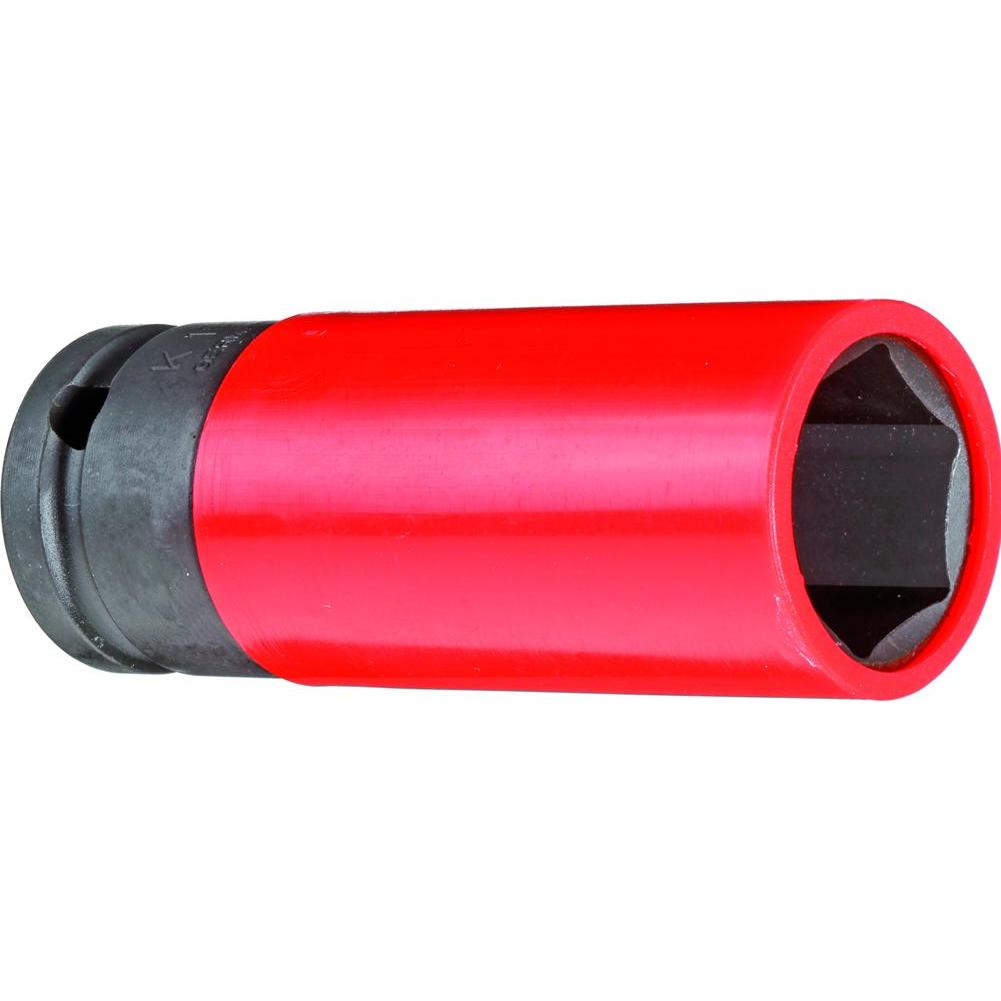 Gedore Red, Steckschlüssel + Stecknuss, red R63042116 Kraftschraubereinsatz 1/2" 21 mm mit Schonhülse (21 mm)