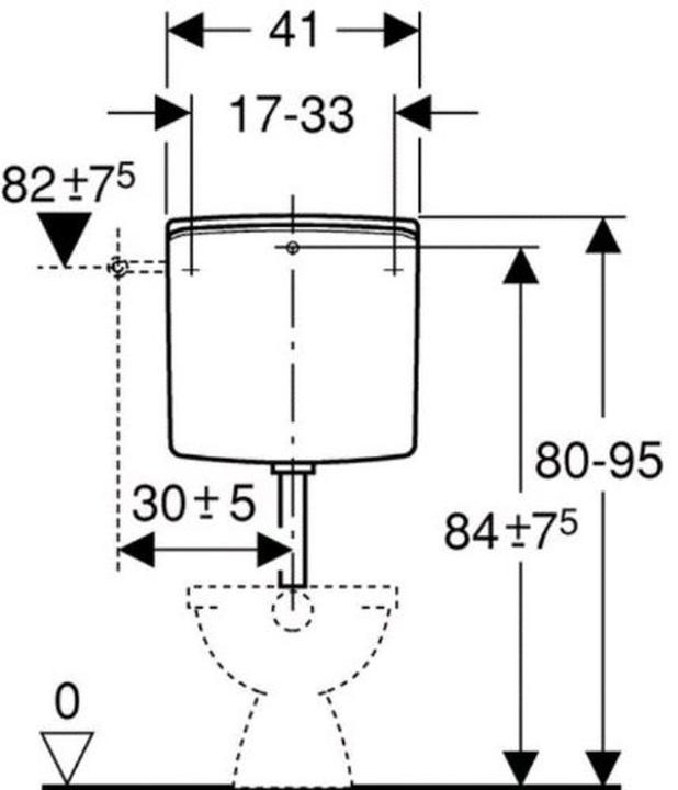 Image du produit Geberit Chasse d'eau apparente