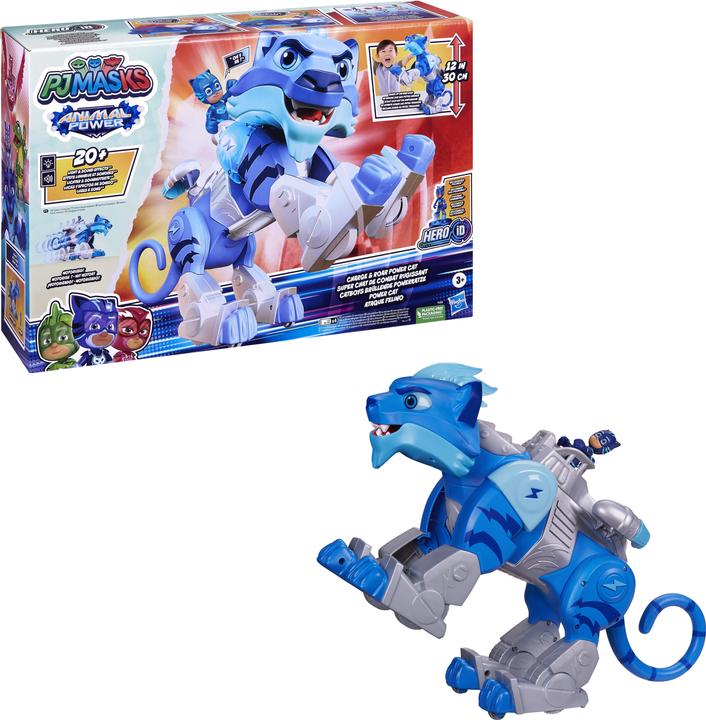 Produktbild PJ Masks Animal Power Catboys brüllende Powerkatze, Vorschulspielzeug mit Motor, 20+ Lichter und Ger