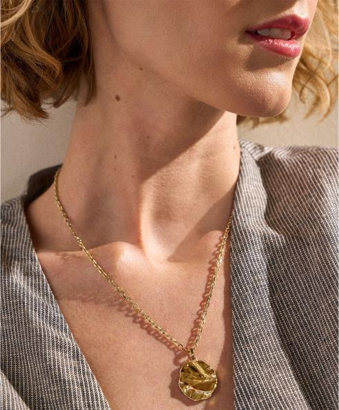 Produktbild Skagen Moderne Stak Halskette (Edelstahl, roségoldfarben beschichtet, 52 cm)