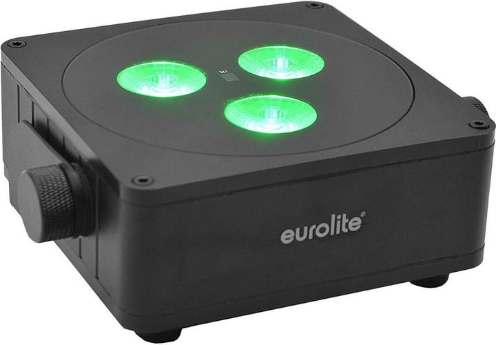 Eurolite Set 4x AKKU IP Flat Light 3 sw + soft bag