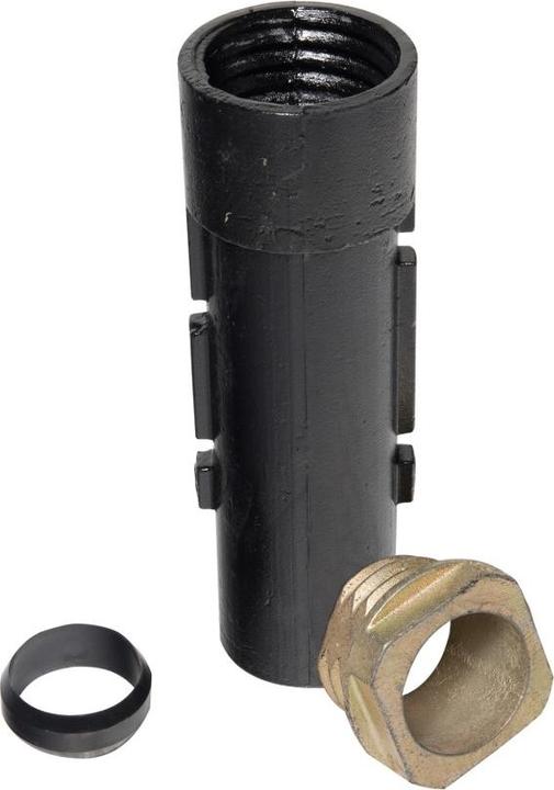 Actual product image Moravia Cast iron ground socket 60 mm Complete with threaded and clamping ring