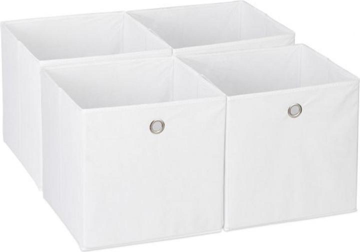 Immagine prodotto Relaxdays 4x scatola-da-scaffale (30 x 30 x 30 cm, 26 l)