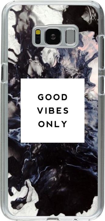 Produktbild PhoneLook Hülle transparent Marble Good Vibes Only (Samsung Galaxy S8+)