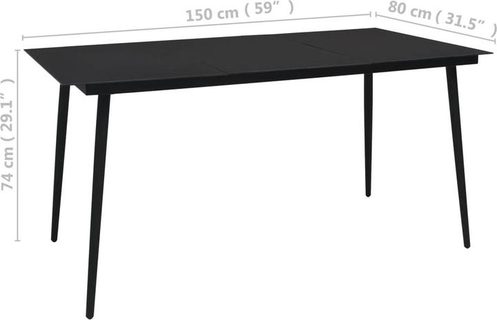 Produktbild vidaXL Oren (150 x 80 x 74 cm)