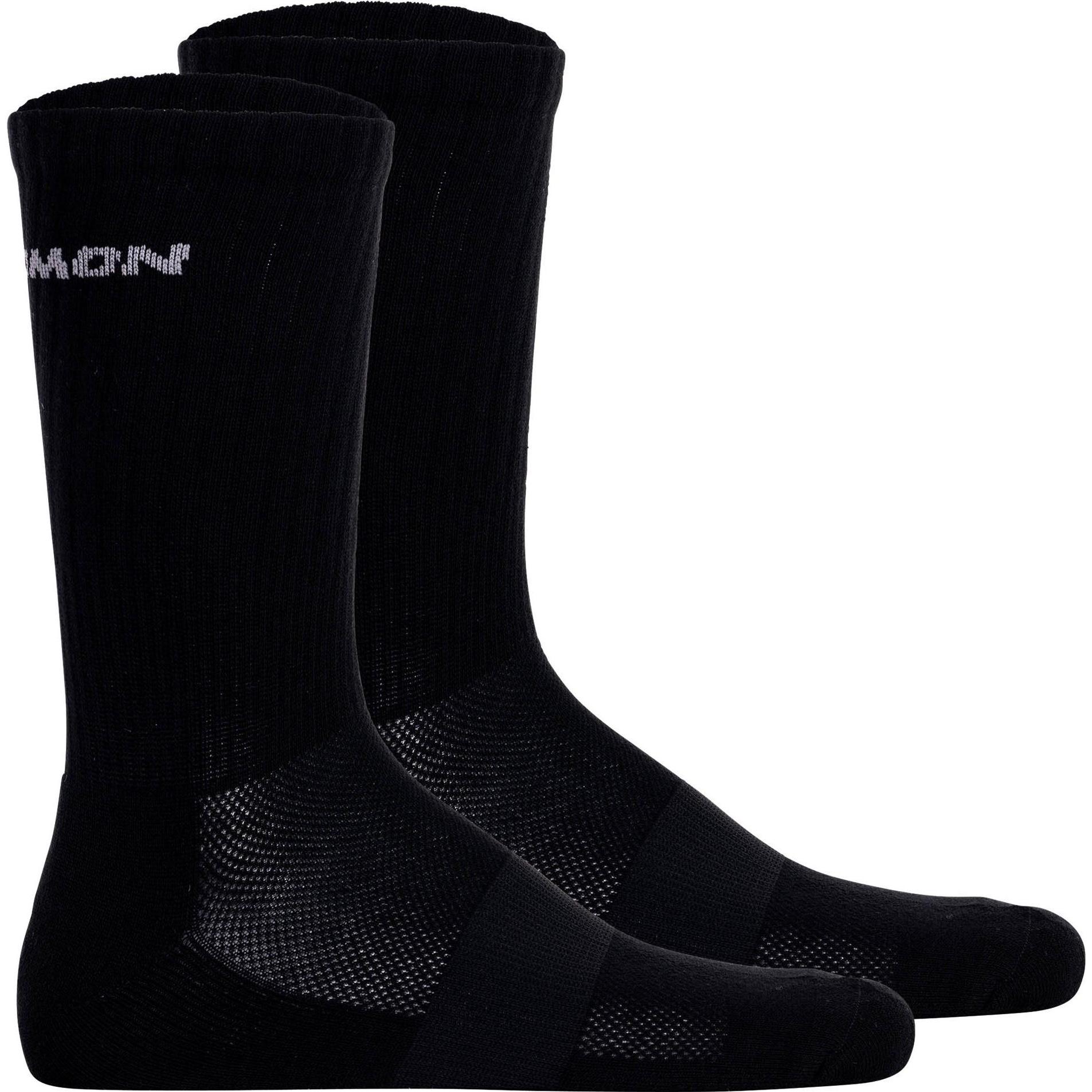 Salomon, Herren, Sportsocken, Evasion Crew 2p (36 - 38), Schwarz