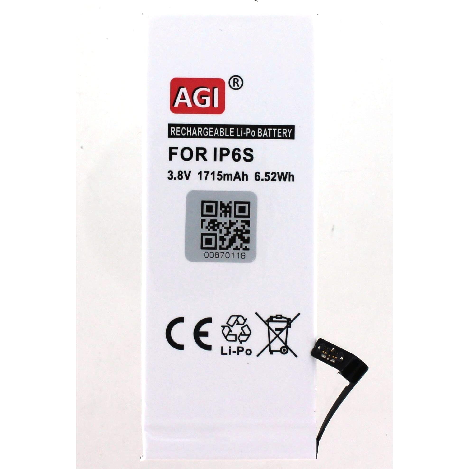 Thumbnail - AGI Akku kompatibel mit Apple APN:616-00036, Smartphone Akku