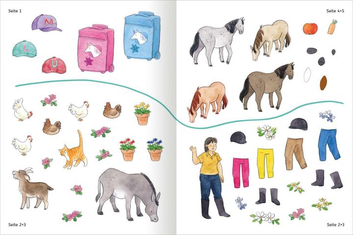 Produktbild Mit Stickern Lesen lernen – Ferien auf dem Reiterhof