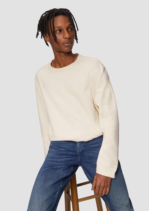 Actual product image S.Oliver T-Shirt Langarmshirt aus Struktur-Jersey (XXL)