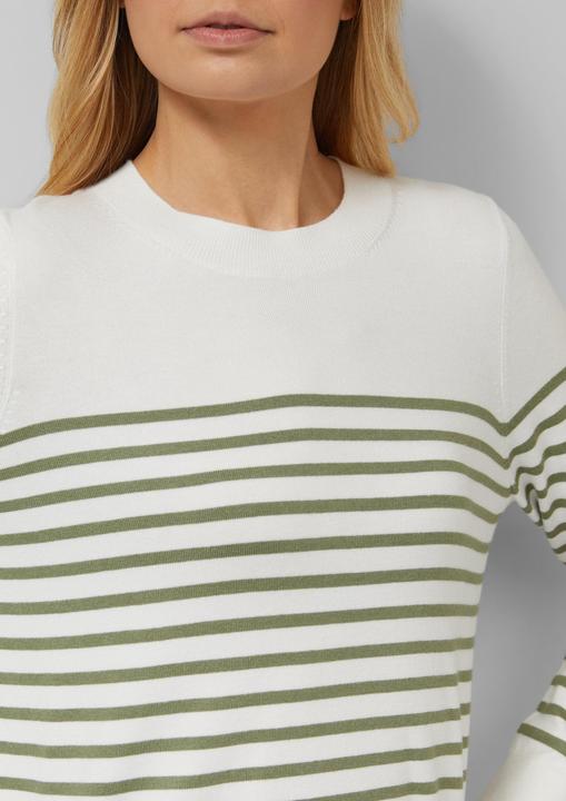 Actual product image s.Oliver Strickpullover Gestreifter Pullover aus Viskosemix (34)