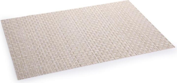 Tescoma Placemat FLAIR RUSTIC 45x32 cm, mother-of-pearl white (32 x 45 cm)