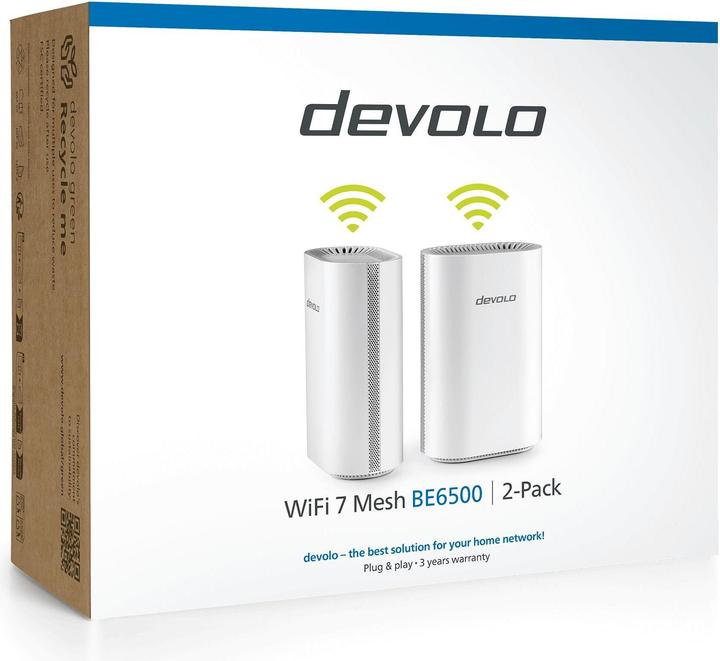 Actual product image Devolo WiFi 7 Mesh BE6500 2-Pack