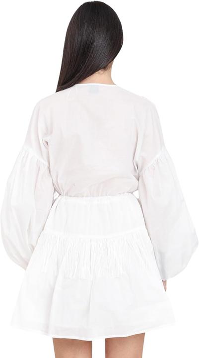 Produktbild Pinko Mousselinekleid mit Fransen (30)