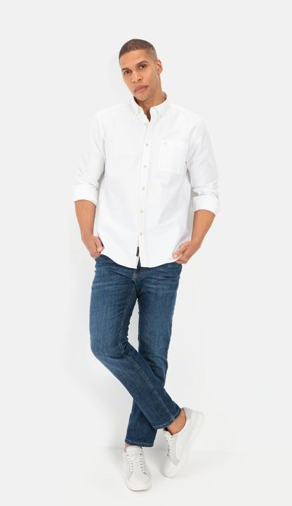 Produktbild Camel Active Oxford Langarmhemd aus nachhaltigem Organic Cotton (XL)