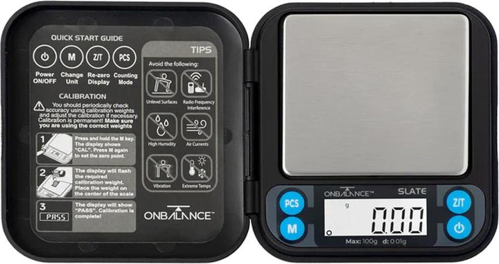 Image du produit OnBalance On Balance Slate Scale Noir 100g x 0.01g