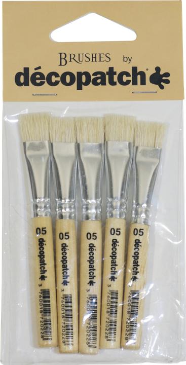 Décopatch Borstenpinsel Pack Nr. 5 (10 mm)