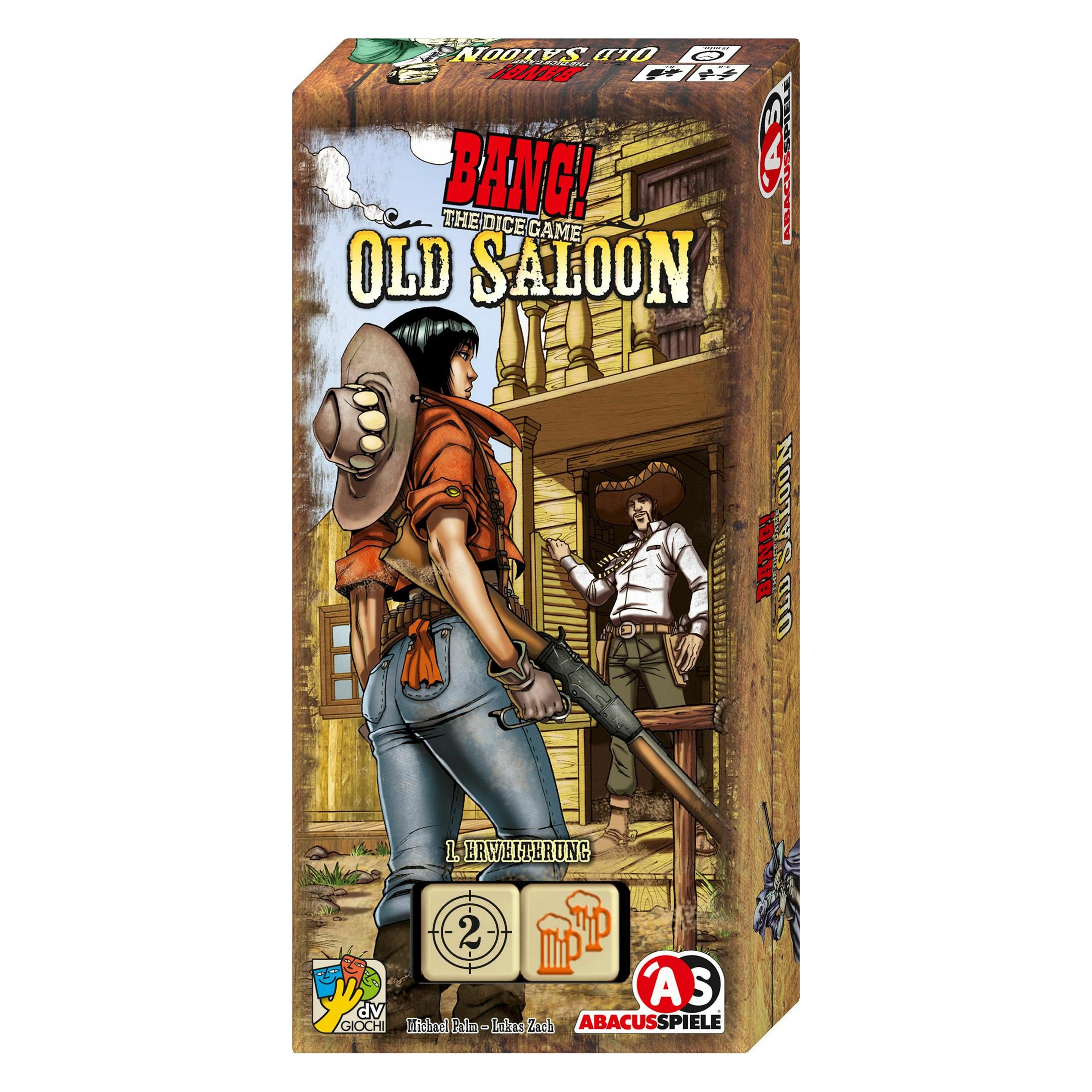 Abacus BANG! Het dobbelspel Old Saloon Uitbreiding (Duits, 3 - 8 Spelers)