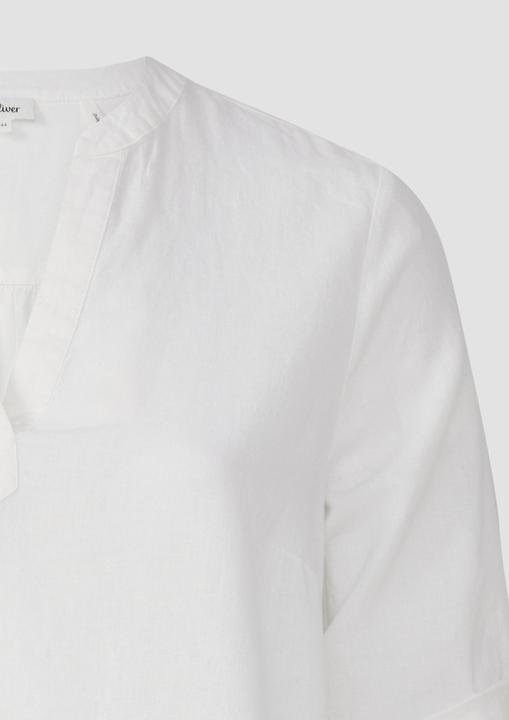 Immagine prodotto s.Oliver Bluse Leinenmix-Bluse mit Turn-up (46)