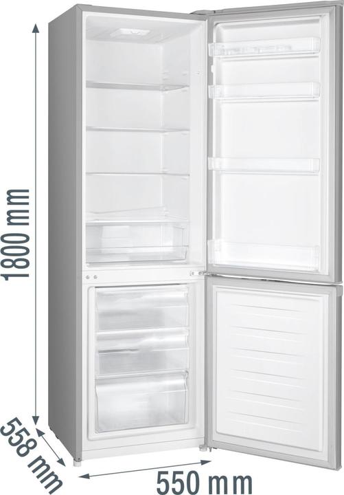 Produktbild Gorenje RK418DPS4I, Kühl-/Gefrierkombination (edelstahl) (269 l)