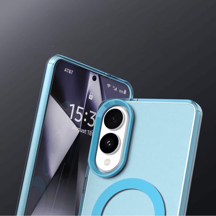 Image du produit Cover-Discount Galaxy S25 Edge - Schützende Acryl-Handyhülle mit Magnet (Samsung Galaxy S25 Edge)