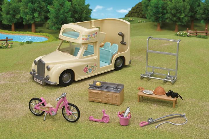 Actual product image Sylvanian Families family campervan