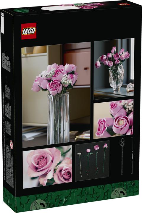 Image du produit LEGO Bouquet de roses roses (10374, LEGO Botanical)