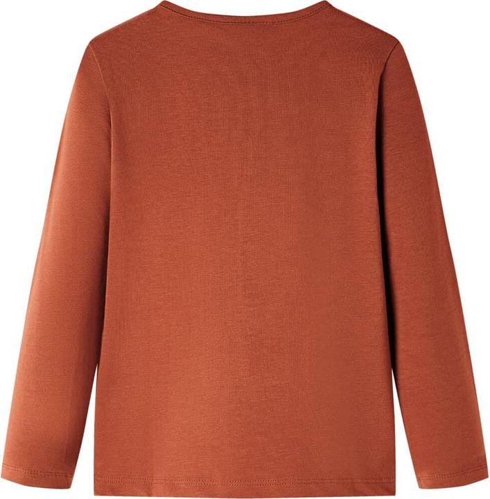 Produktbild VidaXL Kinder-Langarmshirt Cognac 140,Material: 95 % Baumwolle. 5 (140)