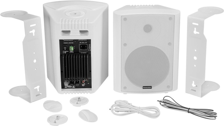 Produktbild Omnitronic ALP-6A Aktives Lautsprecherset weiss (Subwoofer aktiv, 1x 45 W)