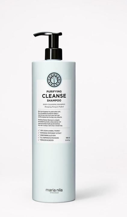 Actual product image Maria Nila Purifying Cleanse Shampoo 1L (1000 ml, Liquid shampoo)