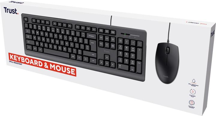 Produktbild Trust Set Keyboard And Mouse Basics Us (Eng. Int., Kabelgebunden)