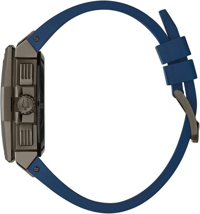 Actual product image Bulova 98B357 Precisionist Chronograph Men's Watch 46mm 30ATM (Chronograph, 46 mm)