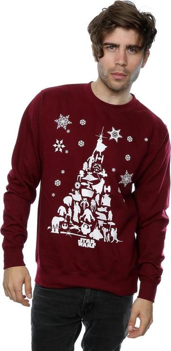 Immagine prodotto Star Wars Christmas Tree Felpa Uomo (XL)