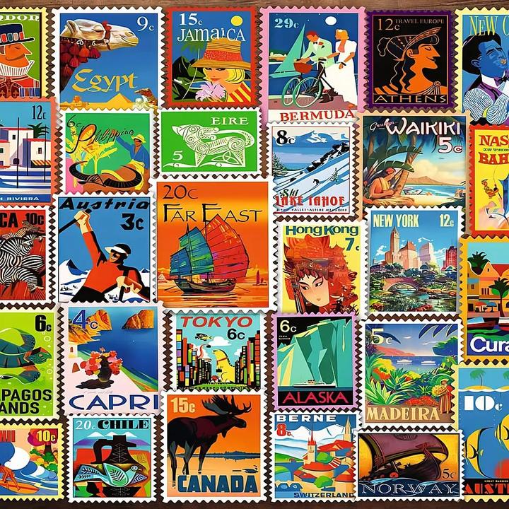 Produktbild Ravensburger Puzzle 12001371 - Briefmarken - Puzzle für ältere Menschen und Senioren, mit 200 extra (200 Teile)