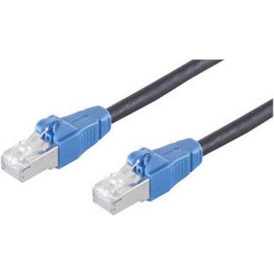Shiverpeaks S-Conn BS08-27045 Netzwerkkabel 3 m Cat6a S/FTP (S-STP) Schwarz (S/FTP, CAT6a, 3 m), Netzwerkkabel