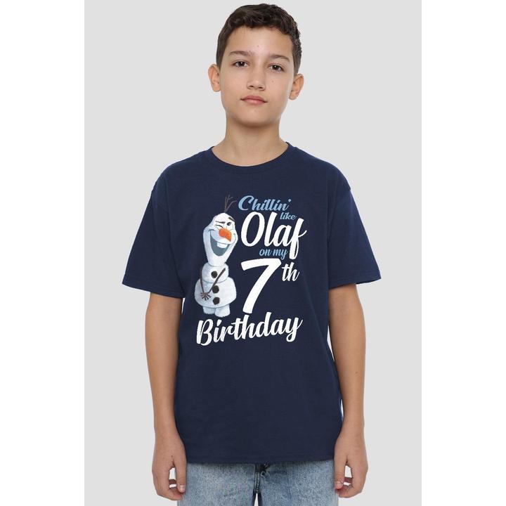 Produktbild Disney Frozen Chillin Like Olaf TShirt 7. Geburtstag (104)