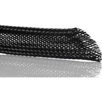 Rs Pro, Kabelschutz + Kabelführung, PET Geflechtschlauch Schwarz (Kabelschlauch, 25000 mm)