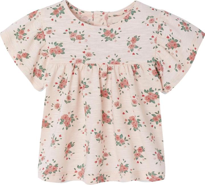 Produktbild Vertbaudet Bio-Kollektion: Mädchen Baby T-Shirt mit Blumenprint (80)