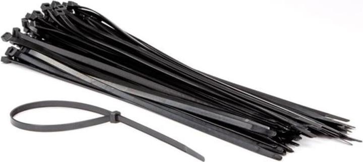Perel NYLON-KABELBINDER-SET - 8.8 mm x 500 mm - SCHWARZ (100-tlg.) (Kunststoffkabelbinder, 500 mm, 100 Stk.)
