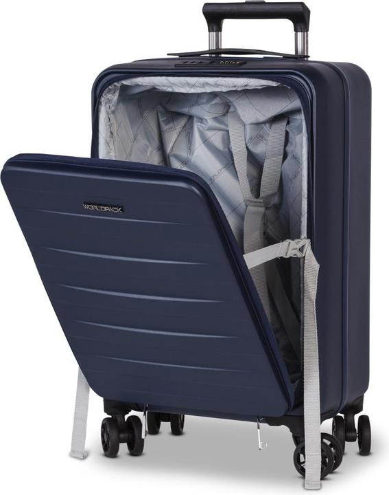 Immagine prodotto Worldpack Set di trolley 3 pezzi 50/60/70 Seatle, blu navy (114 l)