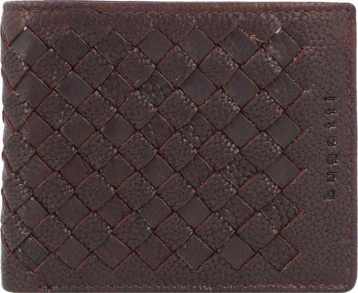 Actual product image Bugatti Woven wallet leather 11 cm
