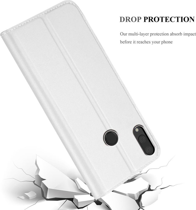 Actual product image Cadorabo Book Classy Style Cover (Huawei Y7 (2019), Huawei Y7 Prime (2019))