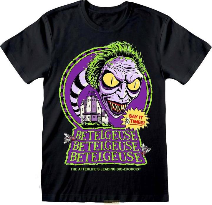 Actual product image Heroes Inc Beetlejuice T-Shirt Say it three Times Grösse M (M)