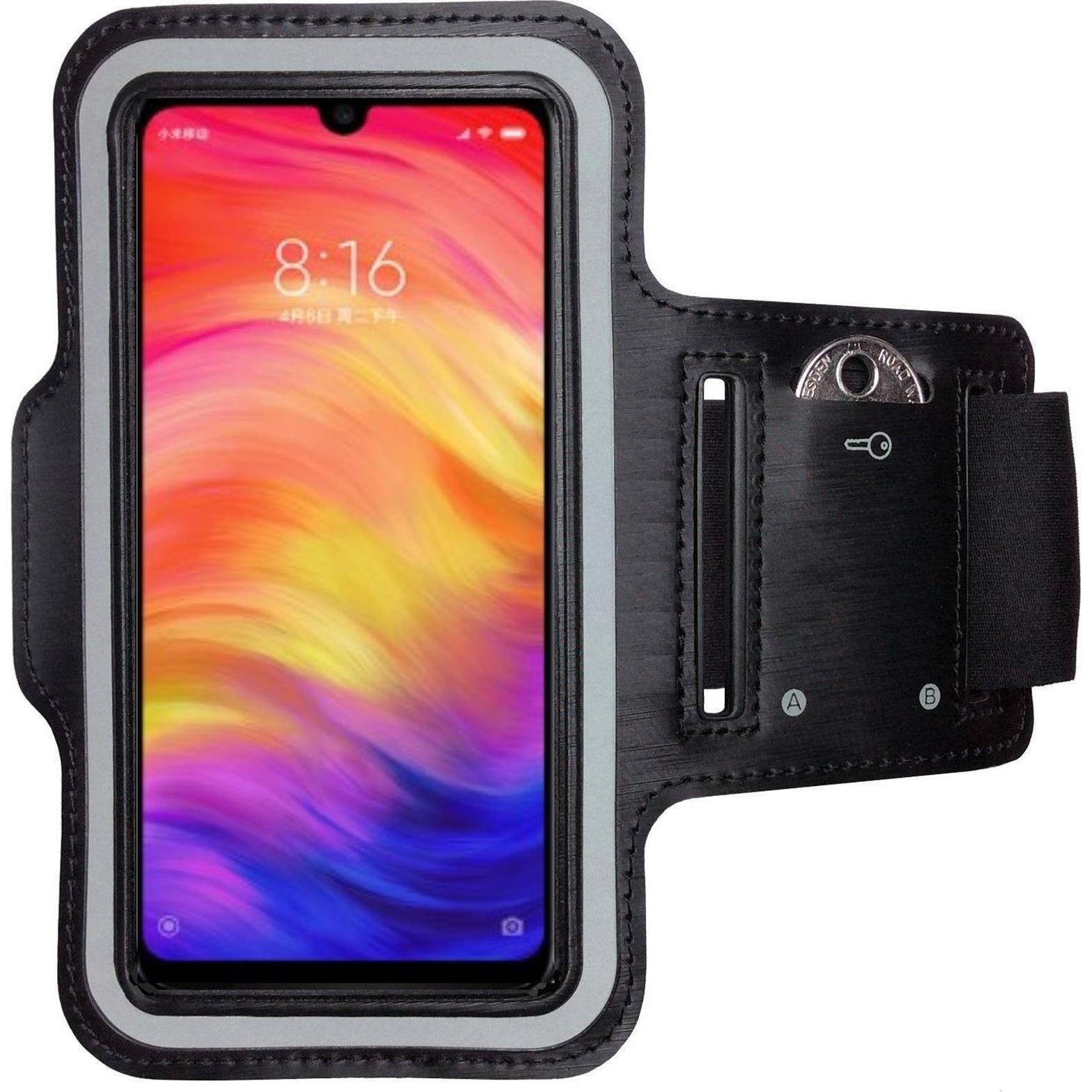 CoverKingz Sportarmband für Xiaomi Redmi Note 7 Pro, Smartphone Sportarmband, Schwarz