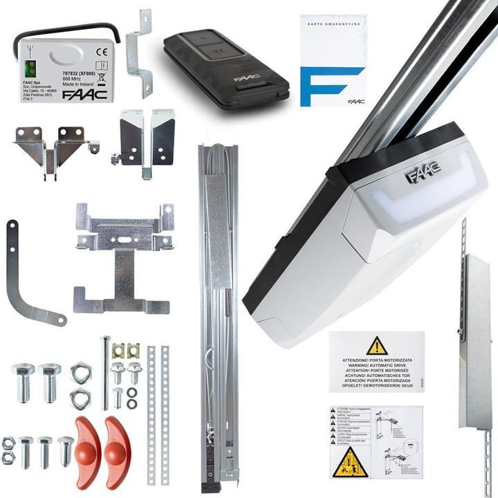FAAC D1000 FDS Set für Garagentore mit 3 Meter zweiteilige Kewlerschiene