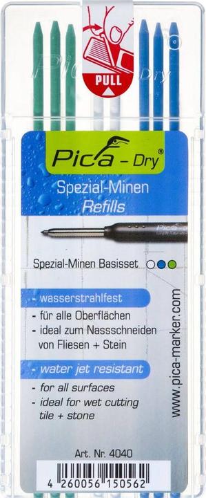 Actual product image Pica Replacement refills DRY Spez. mix SB (Refill, Blue, White, Turquoise, 2.80 mm)