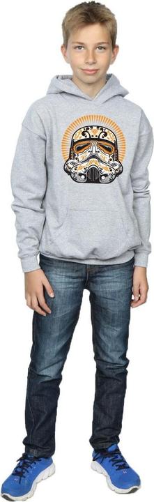 Actual product image Star Wars Boys Stormtrooper Dia De Los Muertos Hoodie (140, 146)