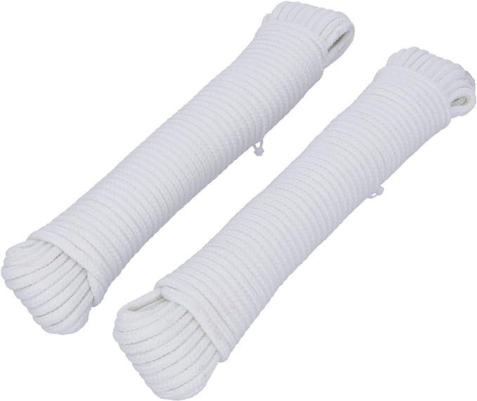 Helpmate PP-Seil, 5 mm, selbstleuchtend, weiss, 15 m, 2 Stück (15 m)
