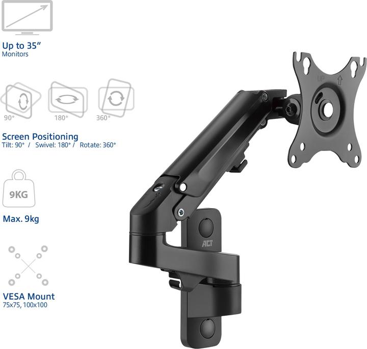 Produktbild ACT AC8310 (Wand, 35", 9 kg)