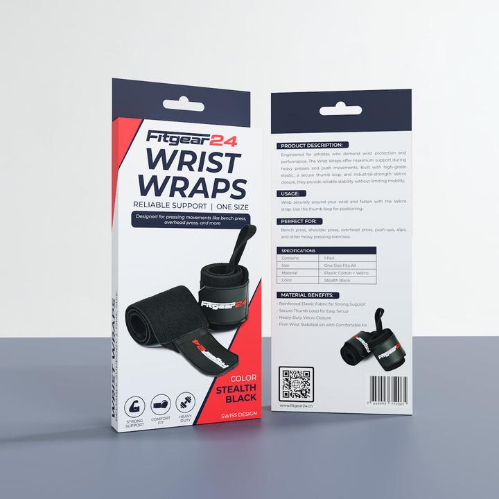 Actual product image Fitgear24 FG24 Wrist Wraps